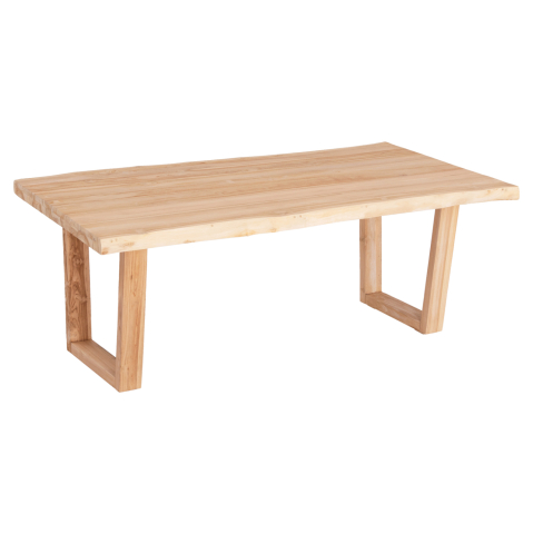 Mese - DINING TABLE LEOPOLD HM9933.02 SOLID TEAK WOOD-LIGHT NATURAL COLOR 200,5x107x76Hcm.