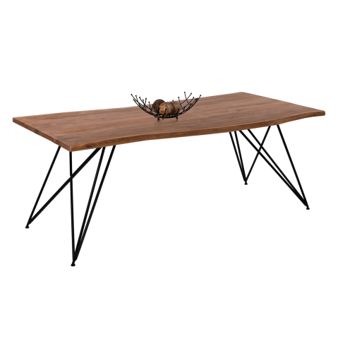 Masute de cafea - Dining Table Rio HM8181 Solid acacia wood 200Χ96Χ76Η