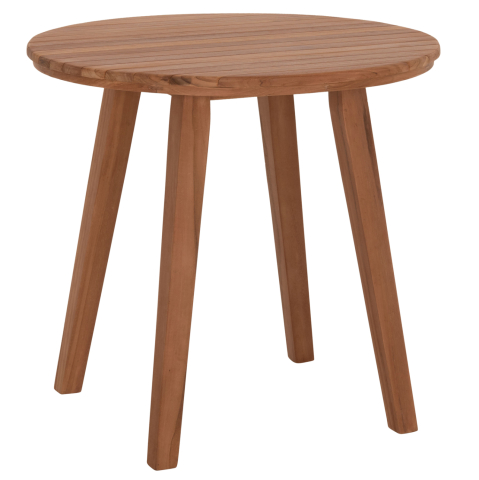 Mese - DINING TABLE ROUND DANTE HM6379 TEAK WOOD Φ80x75Hcm.