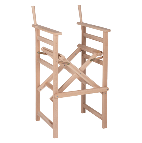 Taburete - DIRECTOR'S BAR STOOL PALMER UNPAINTED FRAME ONLY HM5578.04 57x57x117Hcm