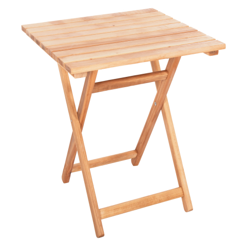Mese - DIRECTOR'S TABLE LIMNOS HM5647.02 BEECH WOOD IN NATURAL-IMPREGNATION 60Χ60Χ75Hcm.