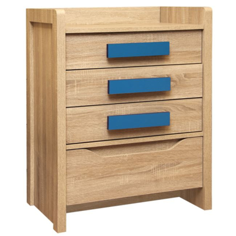 Camera copiilor - Drawer Playroom Sonama-Blue HM10217.02 63Χ40Χ80cm
