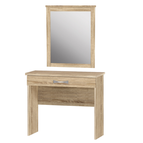 Interior - Dressing Table with drawer 80x40x76 and mirro Sonama 72x90 HM10156