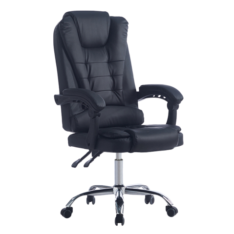 Scaune de birou - EXECUTIVE OFFICE CHAIR KYRON HM1221.01 BLACK PU--CHROME BASE 65x46x112Hcm.