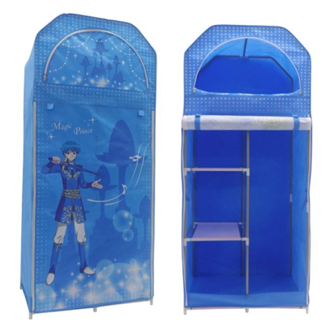 Interior - Fabric Wardrobe HM250.05 Blue 70Χ43Χ157
