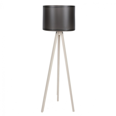 Lampi de podea - FLOOR LAMP IN ECRU AND BLACK HM7272.17 Φ38x145cm
