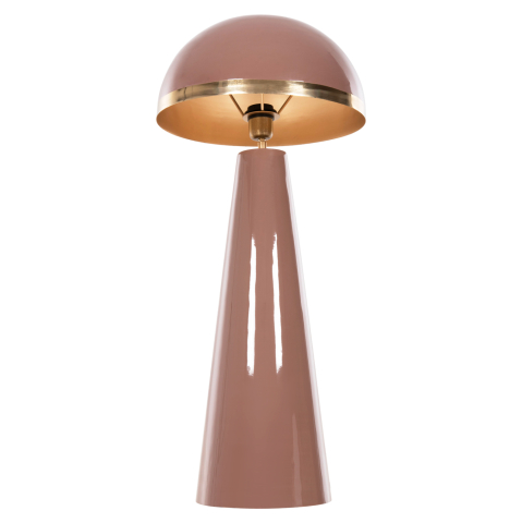 Iluminat - FLOOR LAMP SMUSH HM4257.06 METAL IN SALMON and GOLD-ROTATING CAP Φ36,5x84Hcm.