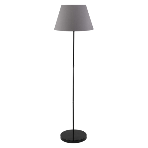 Lampi de podea - FLOOR STANDING LAMP HM7610.03 BLACK PILLAR, GREY CAP
