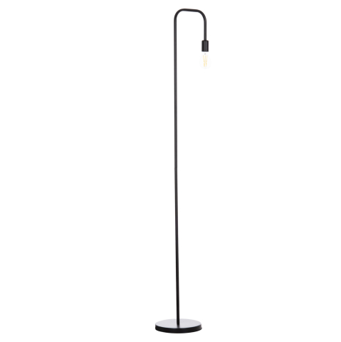 Iluminat - FLOOR STANDING LAMP KRAMER HM7535.11 METAL IN BLACK 23x169Hcm.