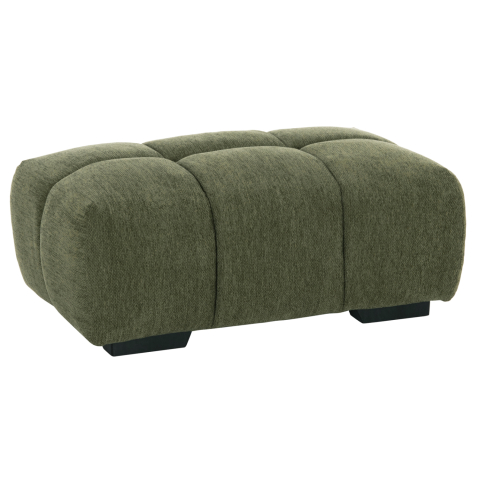 Taburete - FOOT STOOL COVEN HM3342.04 GREEN FABRIC 100x65x37Hcm.