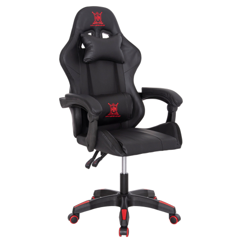 Scaune de birou - GAMING ARMCHAIR DARREN HM1203.01 BLACK-RED PVC 58.5x100x120Hcm.