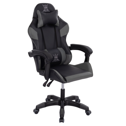 Scaune de birou - GAMING ARMCHAIR DARREN HM1203.10 BLACK-GREY PVC 60x60x120Hcm.
