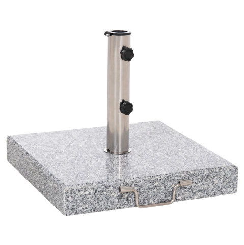 Umbrele - Baze - GRANITE UMBRELLA BASE 40KG WITH HANDLE and WHEELS HM6564--TUBE DIAMETER Φ48