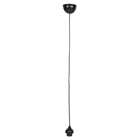 Iluminat - HANGING CABLE FOR PENDANT LAMPS WITH SOCKET IN BLACK HM4187
