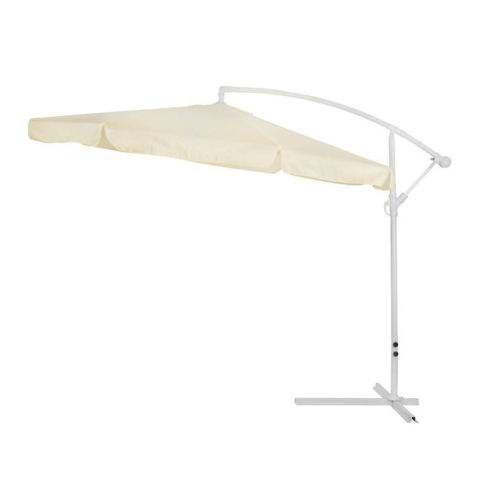 Exterior - Hanging Umbrella D300x237cm. Rounded with 4 legs at the base HM6008