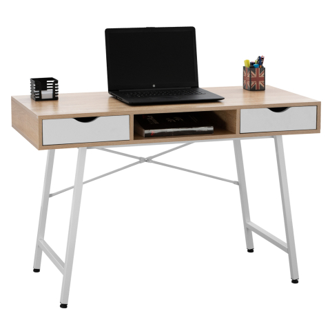 Birouri - HM2128.01 desk, sonama-white, 120x48x76,5