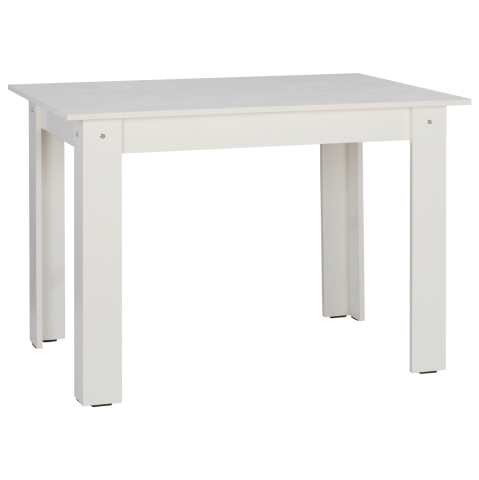 Interior - HM2429.03 kitchen table KELVIN, white, melamine, 140x80x77