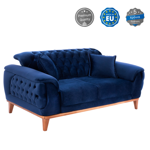 Interior - HM3250.18 BENNINGTON, 2-SEATER SOFA-BED, BLUE