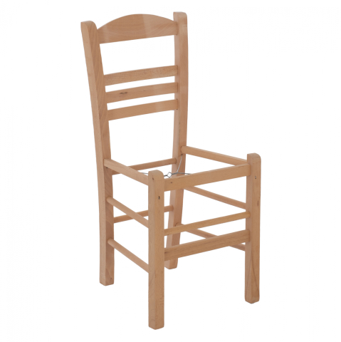 Scaune - ΚΑΡΕΚΛΑ ΕΠΙΛΟΧΙΑ ΑΒΑΦΗ ΣΚΕΛΕΤΟΣ HM5575.02 40x40x88 εκ.