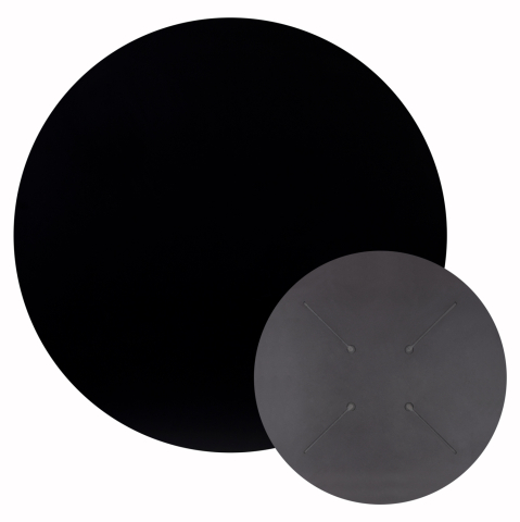 Blaturi HPL - HPL TABLETOP HM5841.21 ROUND IN BLACK Φ60cm.