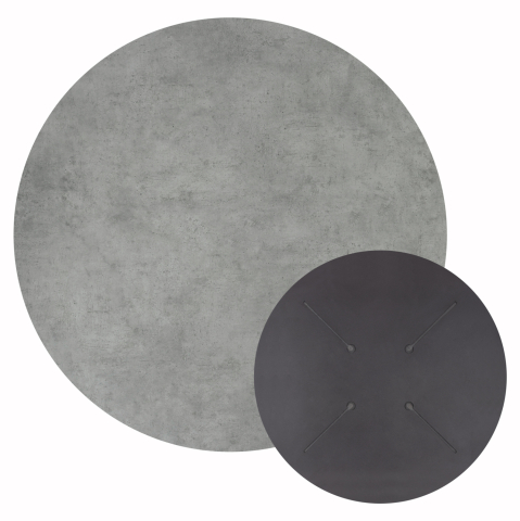 Blaturi HPL - HPL TABLETOP HM5842.32 ROUND IN CEMENT Φ70cm.