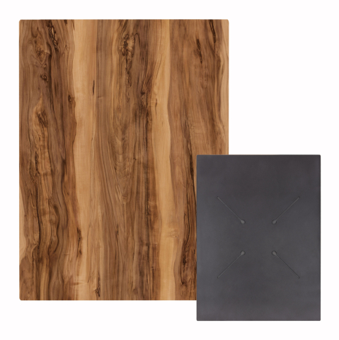 Blaturi HPL - HPL TABLETOP HM6350.30 RECTANGULAR IN INDIAN SHEESHAM COLOR 60X80cm