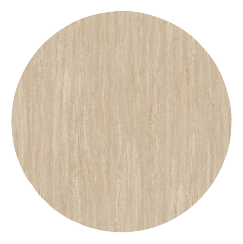 Blaturi HPL - HPL TABLETOP HM6351.35 ROUND IN TRAVERTINE STONE COLOR Φ120cm.