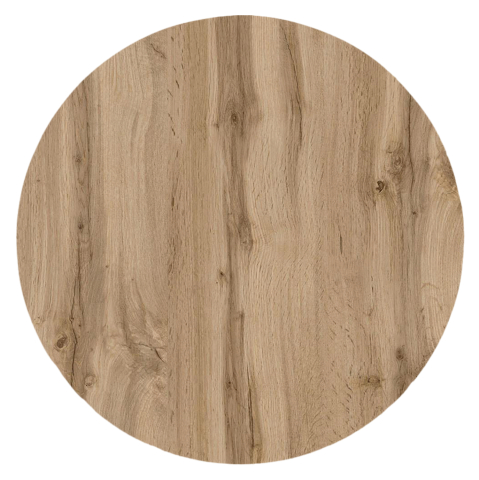Blaturi HPL - HPL TABLETOP HM6351.36 ROUND IN SONAMA OAK Φ120cm.