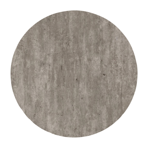 Blaturi HPL - HPL TABLETOP HM6351.37 ROUND IN CONCRETE Φ120cm.
