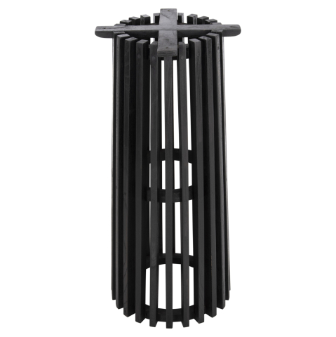 Blaturi de masa - INDOOR BAR STAND BASE/LEGS MED.HEIGHT ROUND FRANTZ HM9857.12 MINDI WOOD IN BLACK Φ40x90Hcm.
