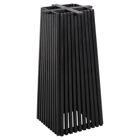 Blaturi de masa - INDOOR BAR TABLE LEGS-BASE MED.HEIGHT SQUARE FRANTZ HM9858.12 MINDI WOOD IN BLACK 40x40x90Hcm.