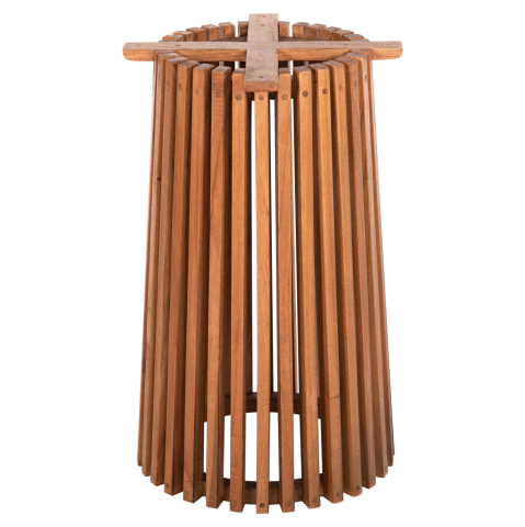 Blaturi de masa - INDOOR TABLE LEGS-BASE ROUND FRANTZ HM9459.11 MINDI WOOD IN NATURAL Φ45x73Hcm.