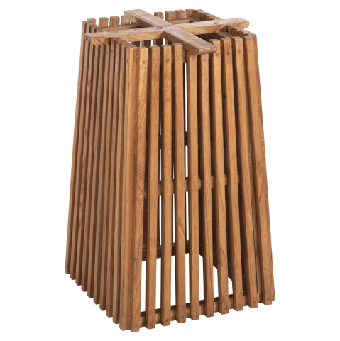 Blaturi de masa - INDOOR TABLE LEGS-BASE SQUARE FRANTZ HM9460.11 MINDI WOOD IN NATURAL 45x45x73Hcm.