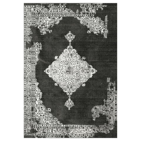 Covoare de zona - JOSIANE, HM7676.12 80X150cm, grey vintage carpet, fringes