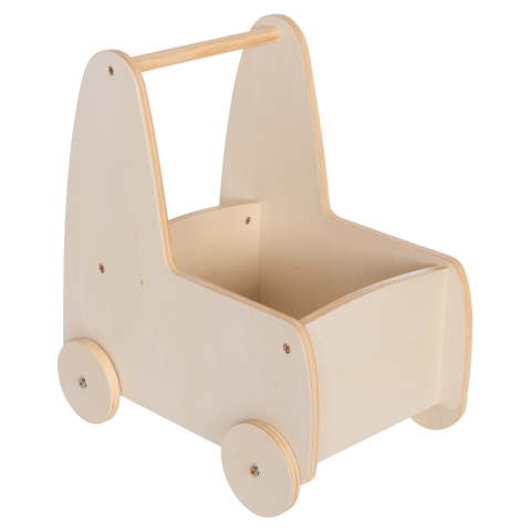 Interior - KIDS' STROLLER/CART RICKI HM18341.01 MDF and PLYWOOD IN NATURAL 33x45x50Hcm.
