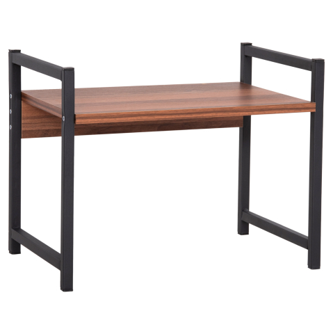 Interior - KITCHEN ORGANIZING SHELF BECKO HM18219.05 MELAMINE IN WALNUT-BLACK METAL 54.5x35x41Hcm.