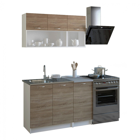 Mobilier de bucatarie - KITCHEN UNIT MELAMINE SONAMA-WHITE HM2438 46-29.2x120 cm.