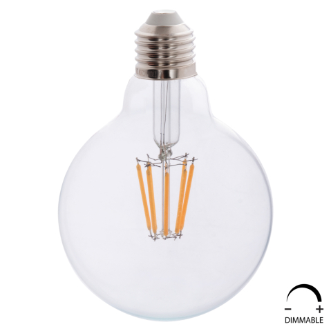 Iluminat economic - LIGHT BULB HM4050.01 GLOBO LED FILAMENT 8W E27 2700K CLEAR DIMMABLE
