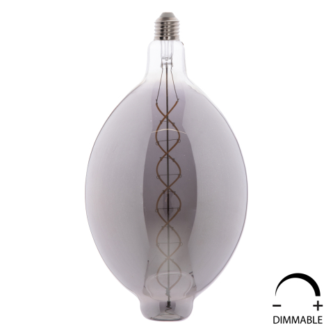 Iluminat economic - LIGHT BULB HM4051.03 LED FILAMENT 8W E27 3000K SMOKE COLOR DIMMABLE