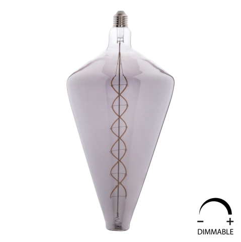 Iluminat economic - LIGHT BULB HM4054.03 LED FILAMENT 8W E27 3000K SMOKE COLOR DIMMABLE
