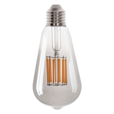 Iluminat economic - LIGHT BULB HM4189.03 LED FILAMENT 12W E27 2700K SMOKE