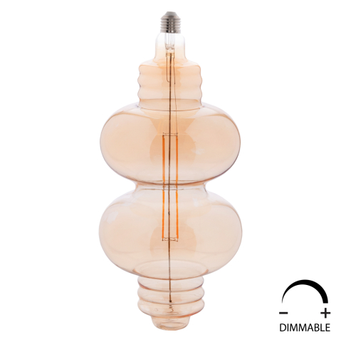 Iluminat economic - LIGHT BULB LED FILAMENT 8W E27 3000K GOLD COLOR DIMMABLE HM4053.02