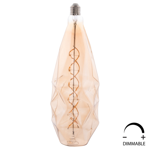 Iluminat economic - LIGHT BULB LED FILAMENT 8W E27 3000K GOLD COLOR DIMMABLE HM4058
