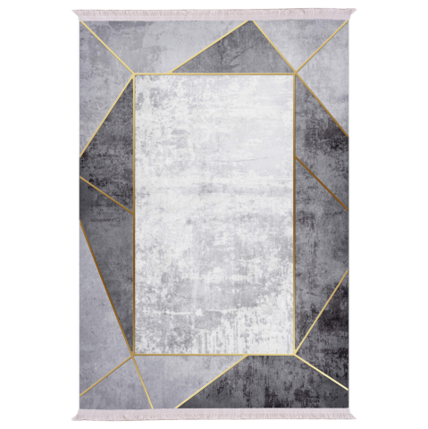 Articole de uz casnic - LIVING ROOM CARPET WITH FRINGES HM7723.23 GREY 180X280