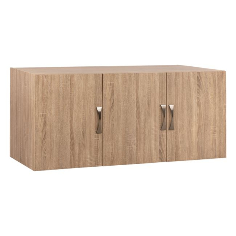 Interior - Loft of wardrobe 3 Doors Carly in Sonama Color 150x55x60 HM385.02