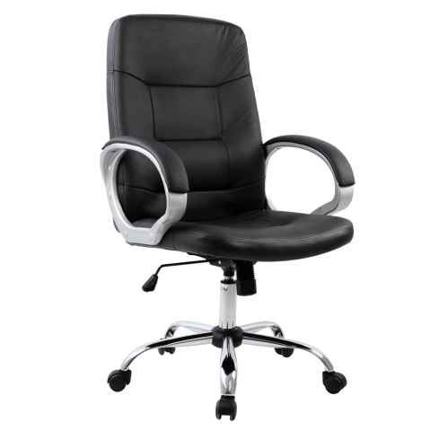 Scaune de birou - Manager's office chair HM1024.01 with chromed base 64x55x120 cm.