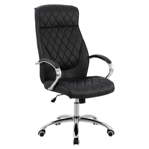 Scaune de birou - MANAGER'S OFFICE CHAIR SHALY HM1098.01 PU IN BLACK 62x80x125Hcm