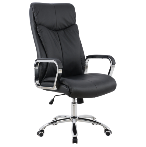 Scaune de birou - MANAGER'S OFFICE CHAIR SHASHI HM1093.01 BLACK PU LEATHER 63x80x118-126H