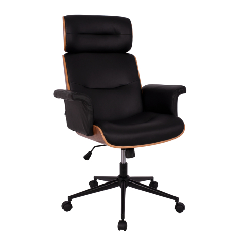 Scaune de birou - Manager's office chair Superior Pro HM1108.01 walnut-black color 74x74x116 cm
