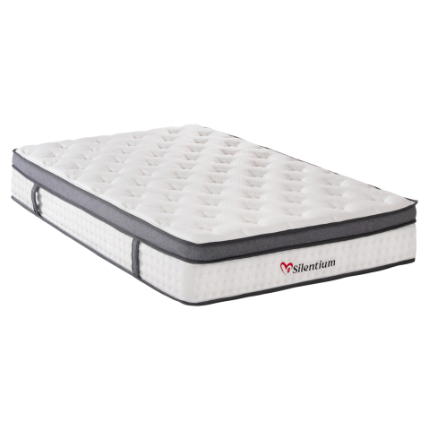 Saltele - Perne - MATTRESS DOUBLE SILENTIUM HM749.04 POCKET SPRINGS--WHITE 140x200x30Hcm